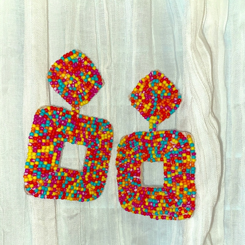 Beaded earrings!